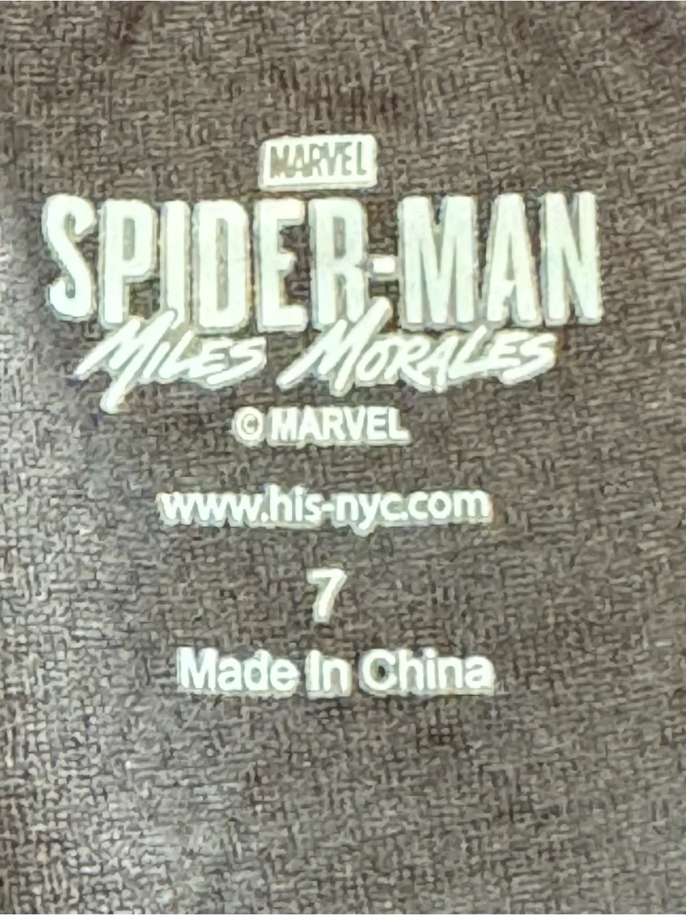 Marvel SpiderMan Miles Morales Boys Hooded Shirt Shorts Set Size 7 Red Black - Picture 8 of 11
